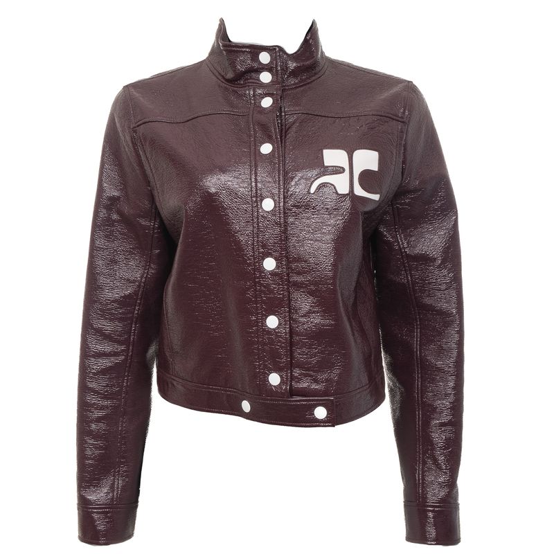 Jaqueta-Courreges-Iconic-Vinil-Bordo