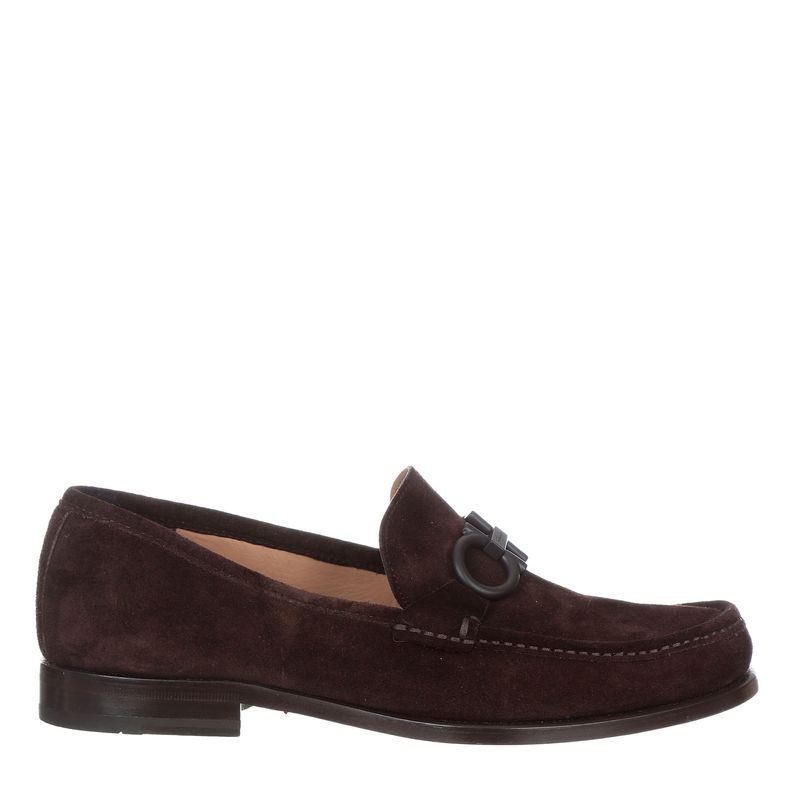 Mocassim-Salvatore-Ferragamo-Camurca-Marrom