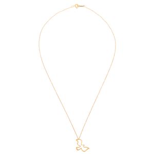 Colar Tiffany & Co Pomba Paloma Picasso Ouro Rosa