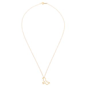 Colar Tiffany & Co Pomba Paloma Picasso Ouro Rosa