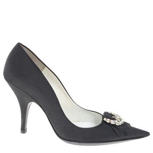 Scarpin Bruno Magli Pedraria Cetim Preto