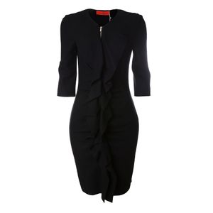 Vestido Carolina Herrera Lã Preto