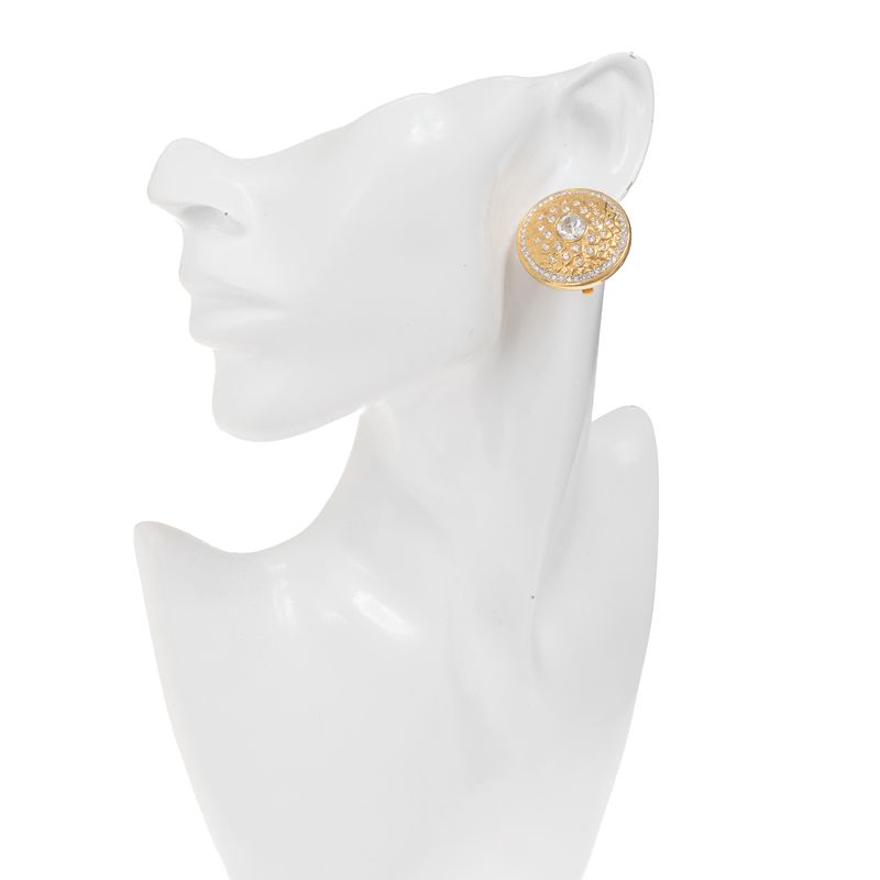 Brinco-de-Pressao-Swarovski-Redondo-Dourado-com-Cristais