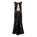 Vestido-Alice-and-Olivia-Renda-Preto-e-Bege