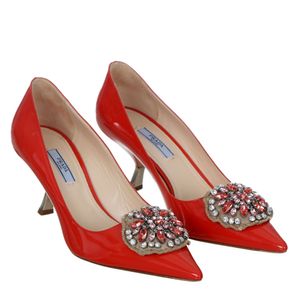 Scarpin Prada Verniz Vermelho