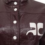 Jaqueta-Courreges-Iconic-Vinil-Bordo