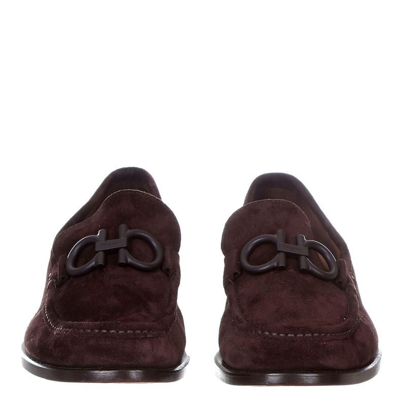 Mocassim-Salvatore-Ferragamo-Camurca-Marrom