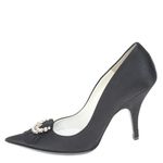Scarpin-Bruno-Magli-Pedraria-Cetim-Preto