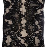 Vestido-Alice-and-Olivia-Renda-Preto-e-Bege