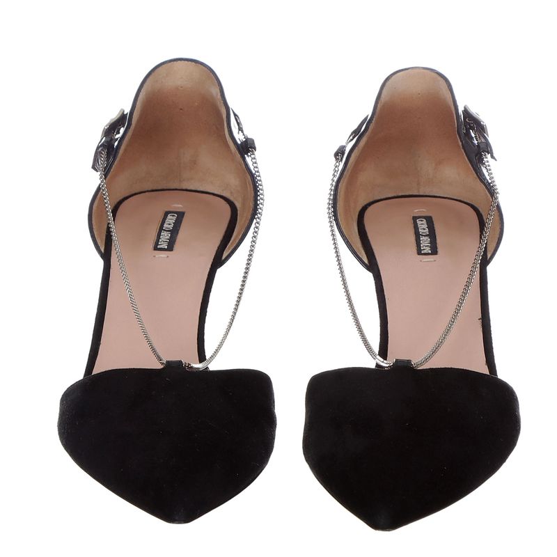 Scarpin-Giorgio-Armani-Verniz-e-Camurca-Preta-