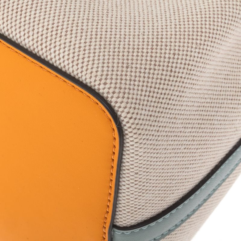 Bolsa-Tory-Burch-Bucket-Canvas-Bege