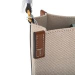 Bolsa-Tory-Burch-Bucket-Canvas-Bege