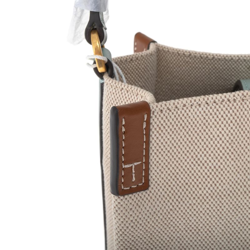 Bolsa-Tory-Burch-Bucket-Canvas-Bege