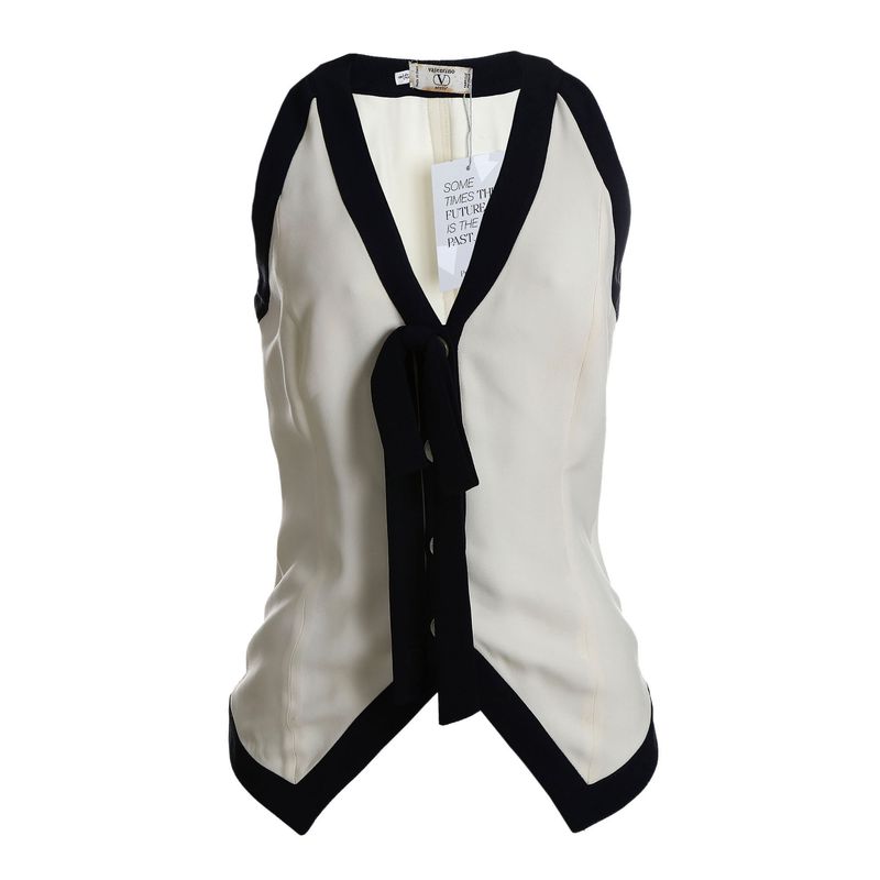 Colete-Valentino-Vintage-Bicolor