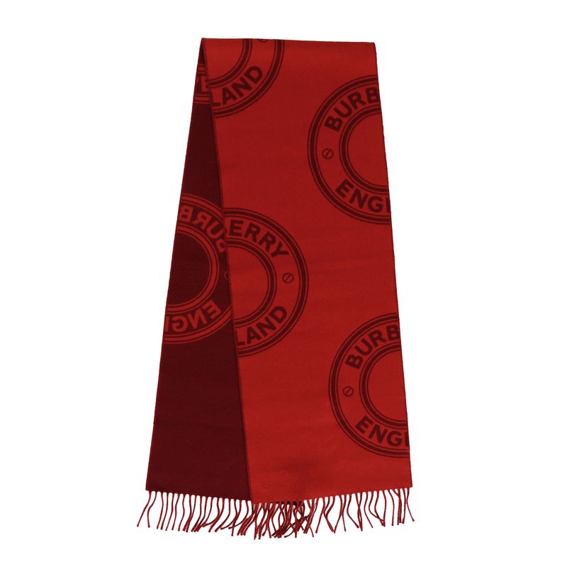 Cachecol-Burberry-Cashmere-Estampado-Vermelho