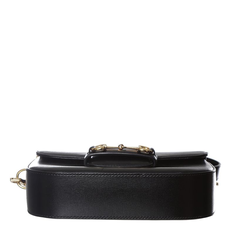 Bolsa-Gucci-1955-Horsebit-Mini-Couro-Preta