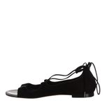Sandalia-Rasteira-Jimmy-Choo-Amarracao-Camurca-Preta