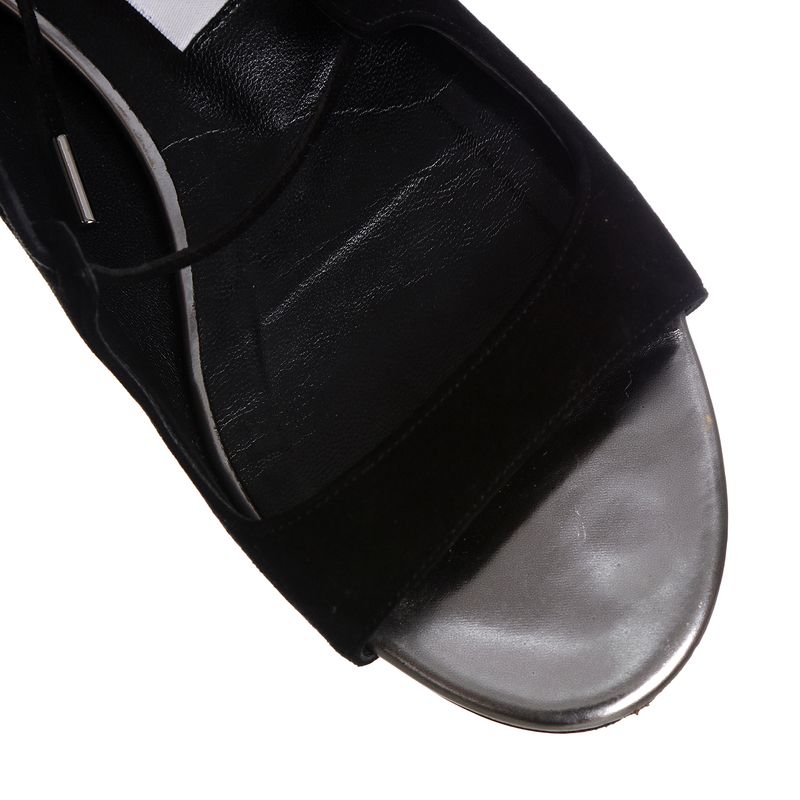 Sandalia-Rasteira-Jimmy-Choo-Amarracao-Camurca-Preta