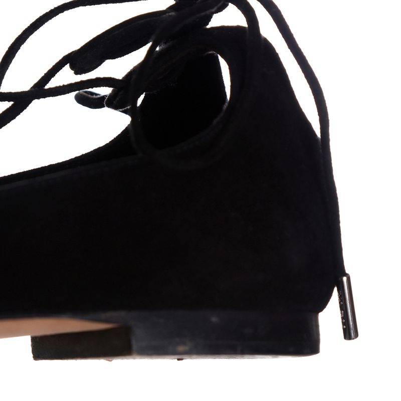 Sandalia-Rasteira-Jimmy-Choo-Amarracao-Camurca-Preta