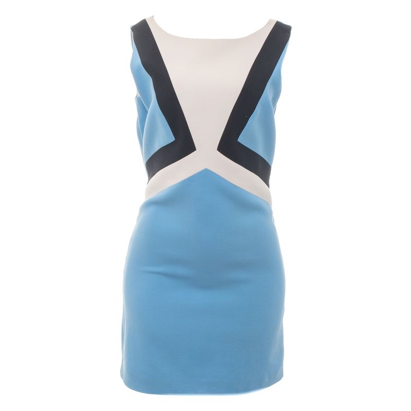 77075-Vestido-Emilio-Pucci-Reto-Azul--Branco-e-Preto-1