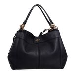Bolsa-Coach-Couro-Grafite-