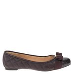 Sapatilha-Salvatore-Ferragamo-Varina-Matelasse-Marrom