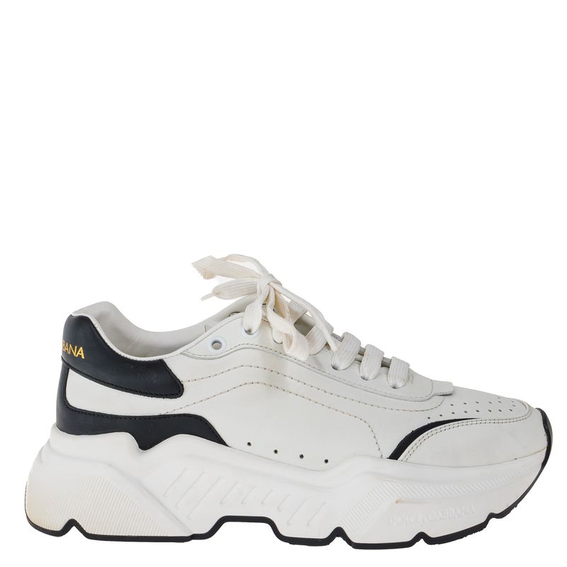 Tenis-Dolce---Gabbana-Daymaster-Couro-Branco