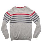 Sueter-Burberry-Infantil-Cinza-Listrado-