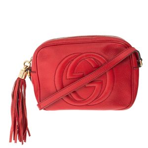 Bolsa Gucci Soho Disco Vermelha