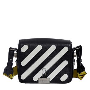 Bolsa Off White Clip Preta e Branca