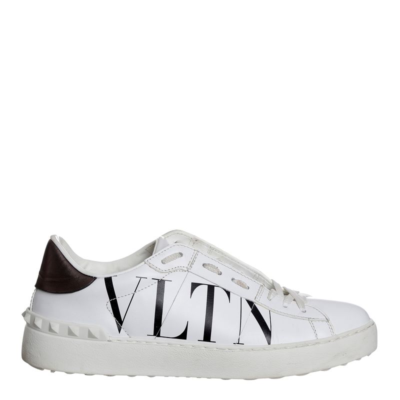 Tenis-Valentino-Garavani-Couro-Branco-e-Metalizado-