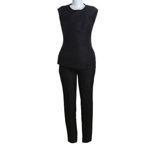 Conjunto Carolina Herrera Texturizado Preto