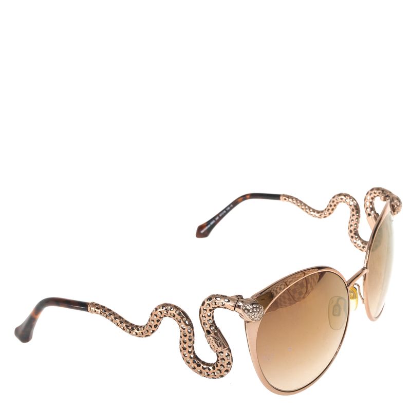 Oculos-Roberto-Cavalli-Haste-Cobra-Dourado
