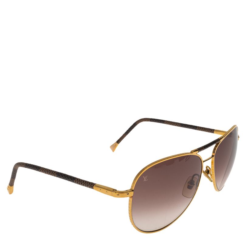 Oculos-Louis-Vuitton-Conspiration-Pilote-Dourado
