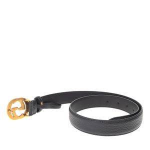 Cinto Gucci GG Interlocking Preto