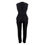 Conjunto-Carolina-Herrera-Texturizado-Preto-
