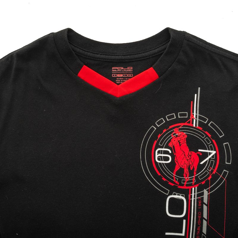Camiseta-Polo-Ralph-Lauren-Infantil-Preta