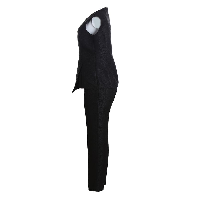 Conjunto-Carolina-Herrera-Texturizado-Preto-