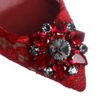Scarpin-Dolce---Gabbana-Taormina-Renda-Vermelho-