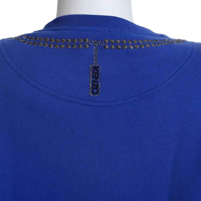 Sueter-Kenzo-Bordado-Azul-