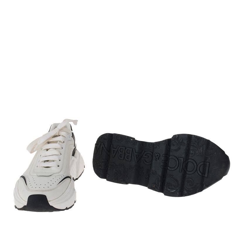 Tenis-Dolce---Gabbana-Daymaster-Couro-Branco