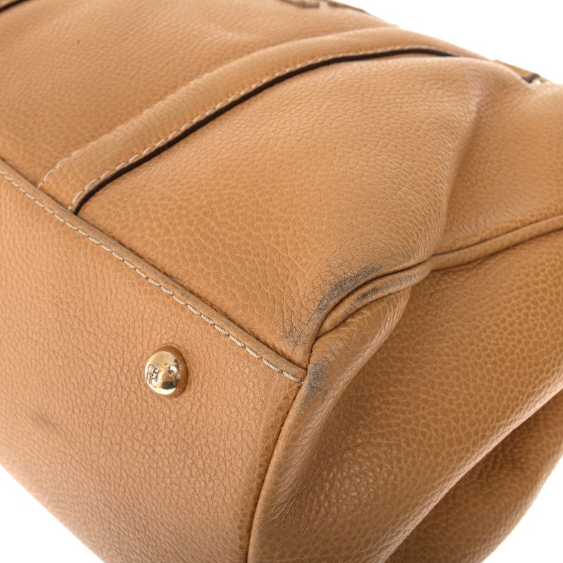 Bolsa-Carolina-Herrera-CH-Couro-Bege