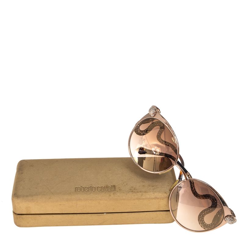 Oculos-Roberto-Cavalli-Haste-Cobra-Dourado