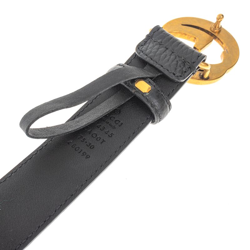 Cinto-Gucci-GG-Interlocking-Preto