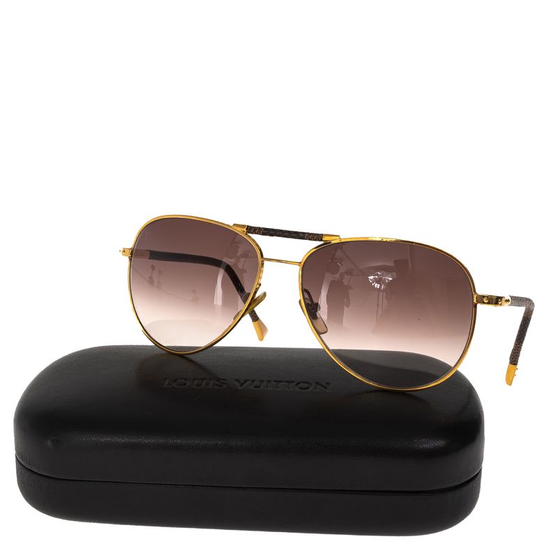 Oculos-Louis-Vuitton-Conspiration-Pilote-Dourado