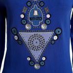 Sueter-Kenzo-Bordado-Azul-
