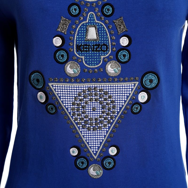 Sueter-Kenzo-Bordado-Azul-