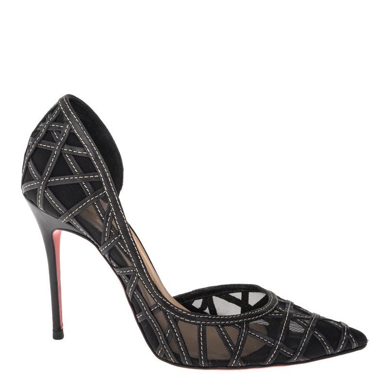 77127-Scarpin-Christian-Louboutin-Tela-e-Couro-Preto-1