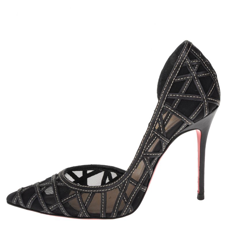 77127-Scarpin-Christian-Louboutin-Tela-e-Couro-Preto-3