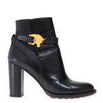 Bota-Valentino-Garavani-Fivela-Unicornio-Couro-Preta